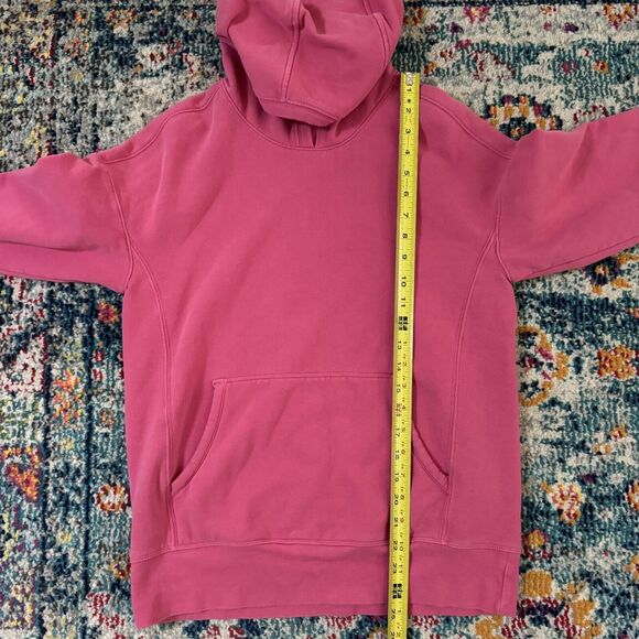 Athleta Girl Pink Retroactive Oversized Hoodie Size XL/14 - Picture 5 of 7